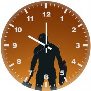 artwork captain america hs wall clock