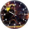 black adam movie 4z wall clock