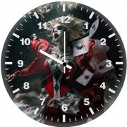 joker folie a deux harley quinn md wall clock