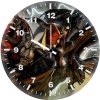 bat family artwork ys wall clock
