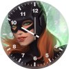 batgirl artwork 78 wall clock
