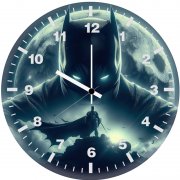 batman a portrait radiance ue wall clock