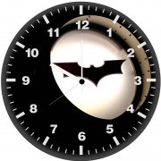 bat signal sd wall clock