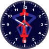 spiderman upside down minimalism kz wall clock