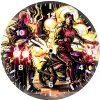 redhood and arsenal artwork kl wall clock