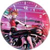 harley quinn bike ride gi wall clock