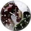 iron man hulkbuster vs the hulk artwork er wall clock