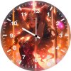 wonder woman in joy 0z wall clock