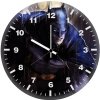 batman in rain art y8 wall clock