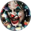 joker smile um wall clock