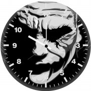 joker monochrome i4 wall clock