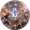 avengers saving new york i8 wall clock