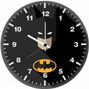 batman minimal dark sr wall clock