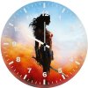 wonder woman za wall clock
