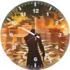 joker money burning sg wall clock