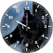 batman gargoyle pose 9x wall clock