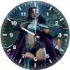 huntress dc comics g0 wall clock