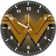 wonder woman emblem n6 wall clock