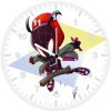 spiderham q4 wall clock