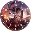 wonder womanartwork 3p wall clock