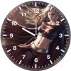 supergirl the power of her gaze 9k wall clock