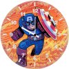 captain america shield courage hb wall clock