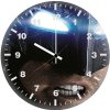 batman mask closeup 58 wall clock