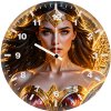 wonder woman warrior of themyscira lx wall clock