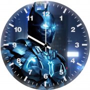 batman cyber suit ev wall clock