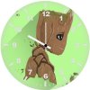 groot minimal art 7d wall clock