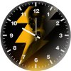 courage of black adam jn wall clock