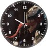 venom digital art yz wall clock