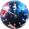 joker cyberpunk z9 wall clock