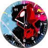 colorful spider verse art vh wall clock