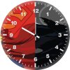 superman vs batman art bn wall clock