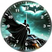 batman and the signal yc wall clock