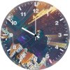 spiderman city mm wall clock