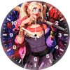 harley quinn daddy lil mosnter 1a wall clock