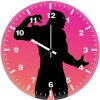 black panther art iy wall clock
