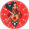 wonder woman dc comic fan art y4 wall clock