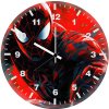 spiderman miles digital artwork kw wall clock