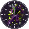 joker sinister grin mk wall clock