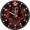 wanda maximoff scarlet witch elizabeth olsee ql wall clock