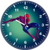 spiderman faster than a speeding bullet kr wall clock