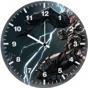 batman in fighting mode lj wall clock