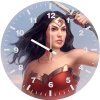 wonder women comic book artwork 9f wall clock