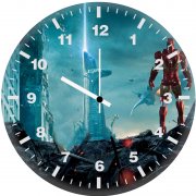 iron man stark tower l6 wall clock