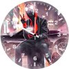 spiderman chilling in city 11 wall clock