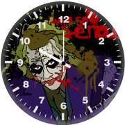 joker art w1 wall clock
