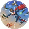dc superheroes artwork 7i wall clock